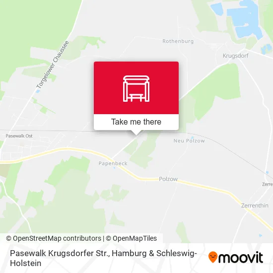 Карта Pasewalk Krugsdorfer Str.