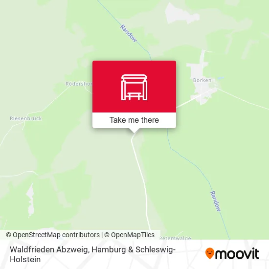 Карта Waldfrieden Abzweig