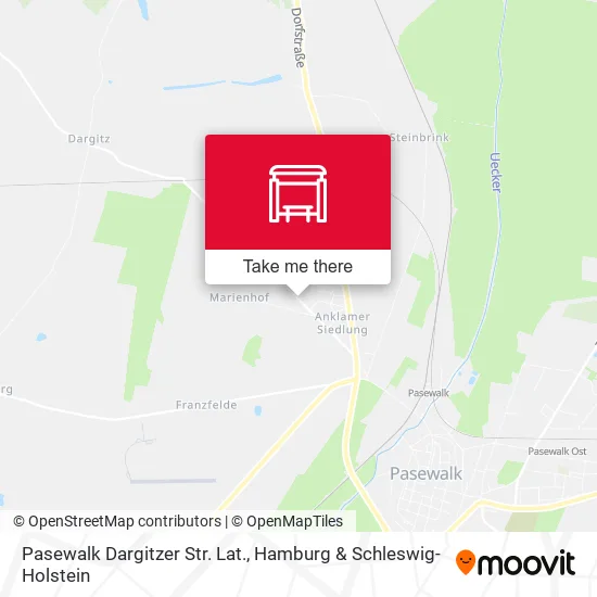 Карта Pasewalk Dargitzer Str. Lat.