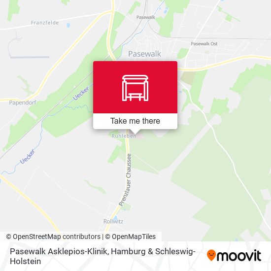 Pasewalk Asklepios-Klinik map