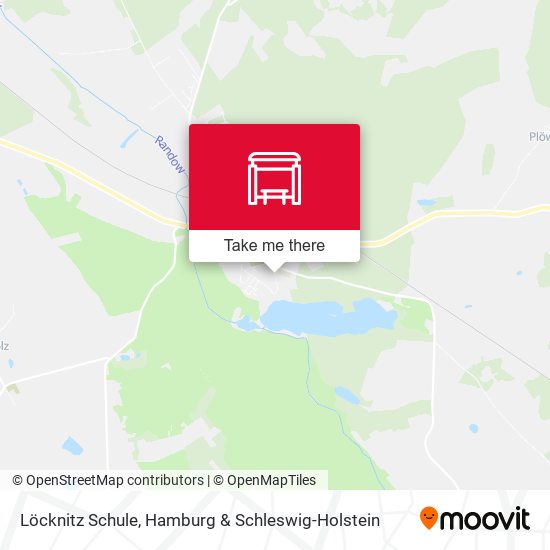 Löcknitz Schule map