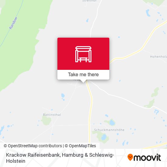 Krackow Raifeisenbank map