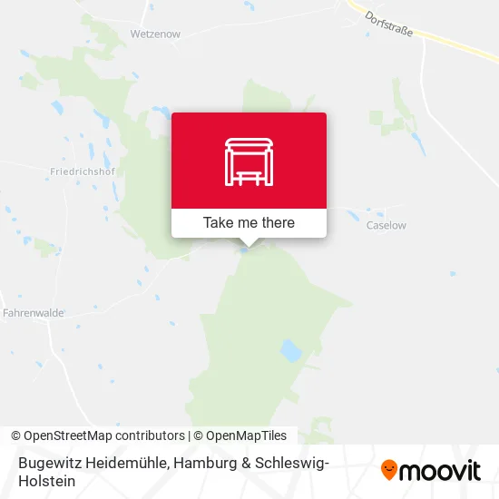 Карта Bugewitz Heidemühle