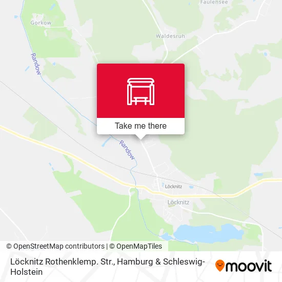 Карта Löcknitz Rothenklemp. Str.