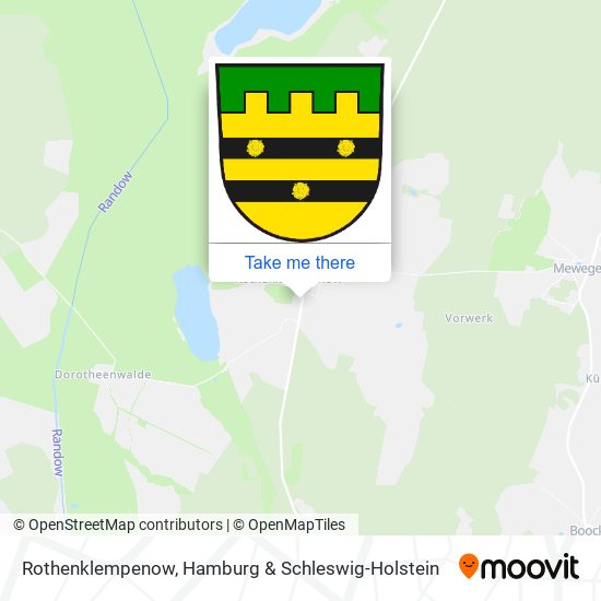 Rothenklempenow map