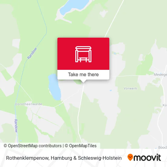 Карта Rothenklempenow