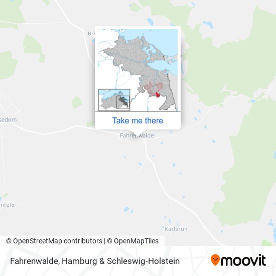 Fahrenwalde map