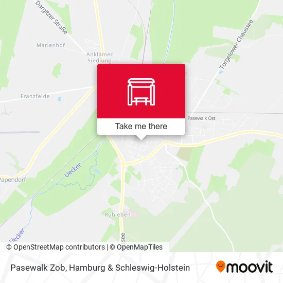 Карта Pasewalk Zob