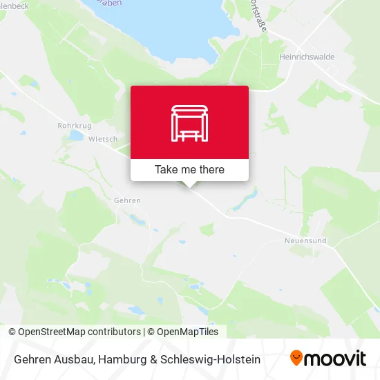 Карта Gehren Ausbau