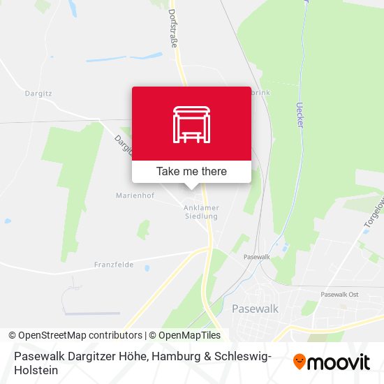 Pasewalk Dargitzer Höhe map