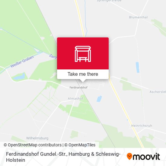 Ferdinandshof Gundel.-Str. map