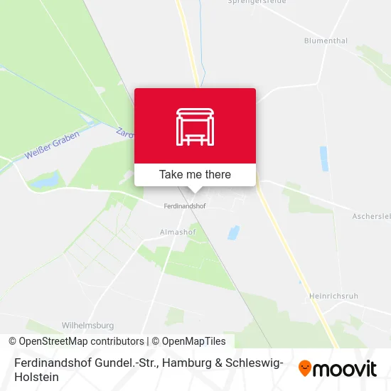 Карта Ferdinandshof Gundel.-Str.