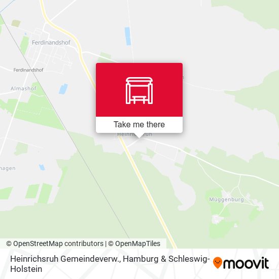 Heinrichsruh Gemeindeverw. map