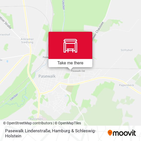 Pasewalk Lindenstraße map