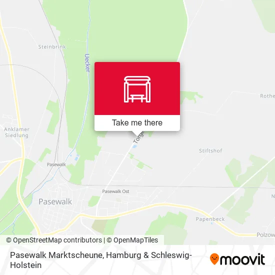 Карта Pasewalk Marktscheune