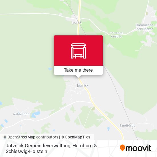 Jatznick Gemeindeverwaltung map