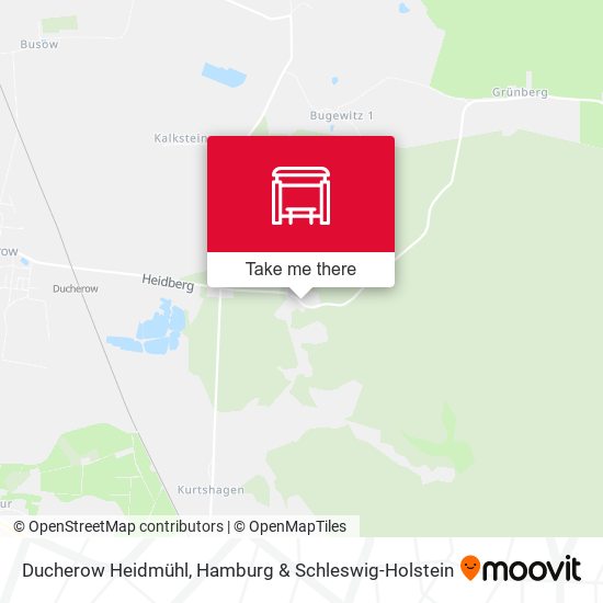 Ducherow Heidmühl map