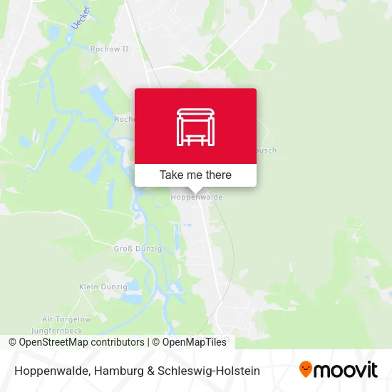 Карта Hoppenwalde