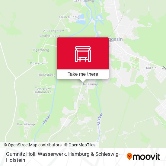 Gumnitz Holl. Wasserwerk map