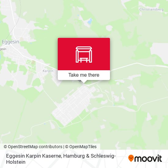 Eggesin Karpin Kaserne map