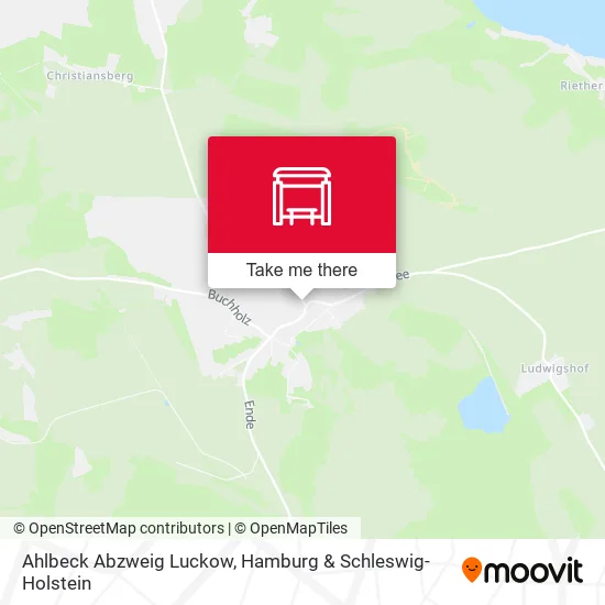 Карта Ahlbeck Abzweig Luckow