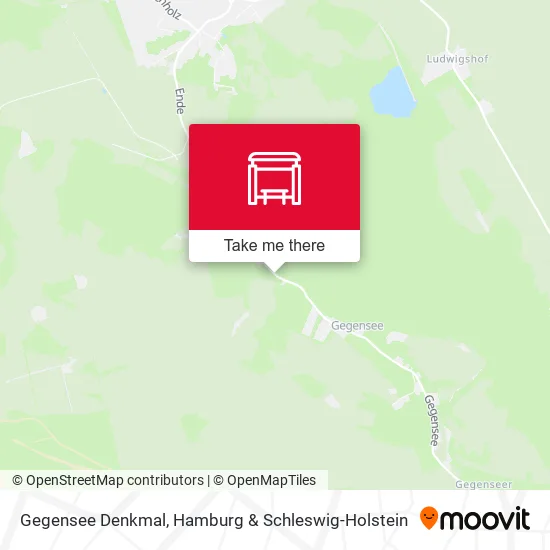 Карта Gegensee Denkmal