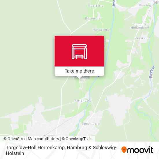 Torgelow-Holl Herrenkamp map