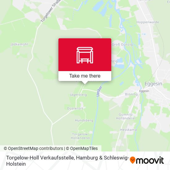 Torgelow-Holl Verkaufsstelle map