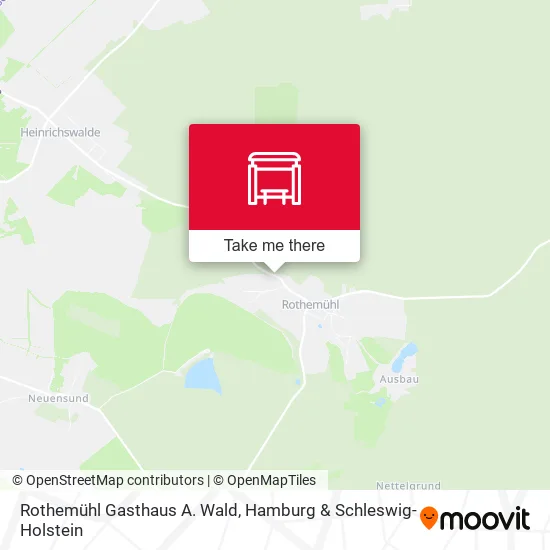 Карта Rothemühl Gasthaus A. Wald