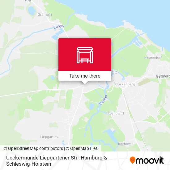 Карта Ueckermünde Liepgartener Str.