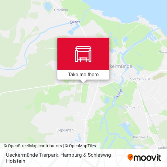 Ueckermünde Tierpark map