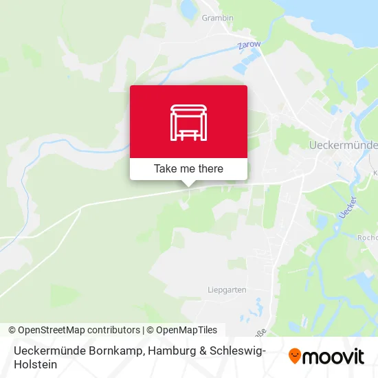 Карта Ueckermünde Bornkamp