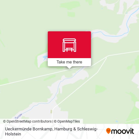 Ueckermünde Bornkamp map