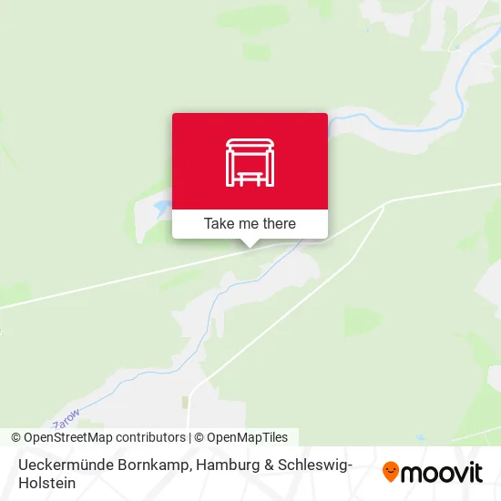 Карта Ueckermünde Bornkamp