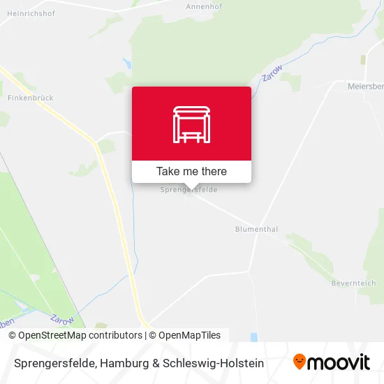 Карта Sprengersfelde