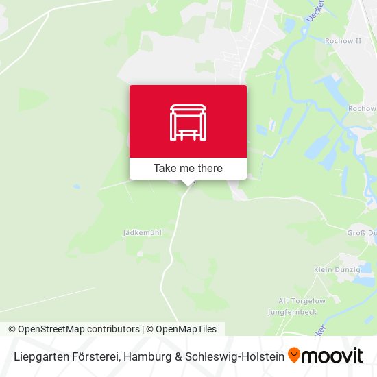 Liepgarten Försterei map