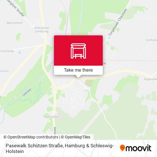 Pasewalk Schützen Straße map