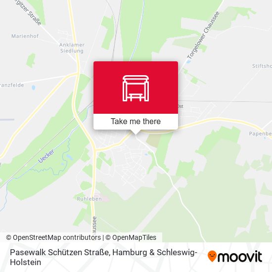 Pasewalk Schützen Straße map