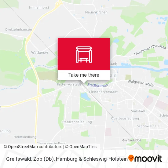 Карта Greifswald, Zob (Db)