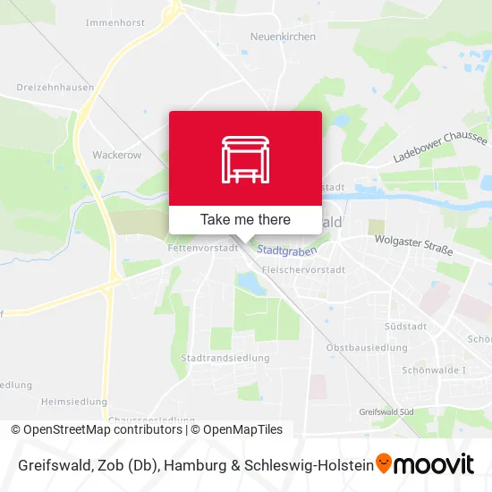 Карта Greifswald, Zob (Db)