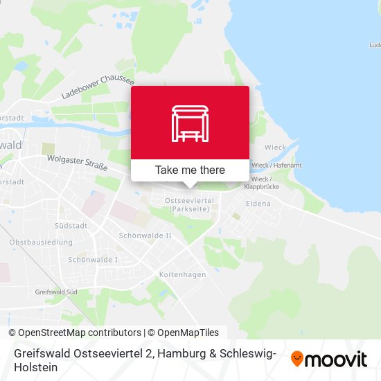 Greifswald Ostseeviertel 2 map