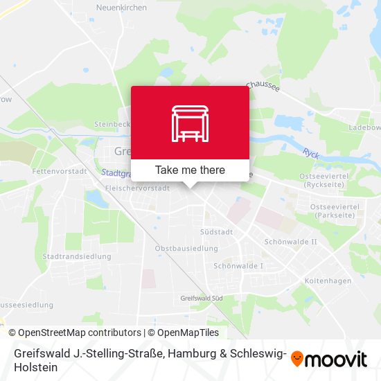 Greifswald J.-Stelling-Straße map