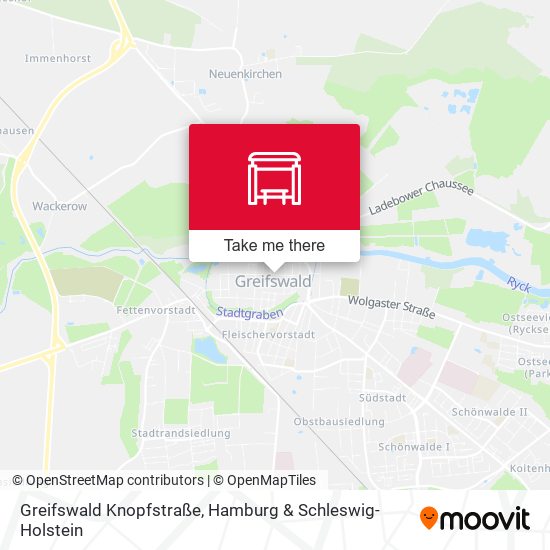 Greifswald Knopfstraße map