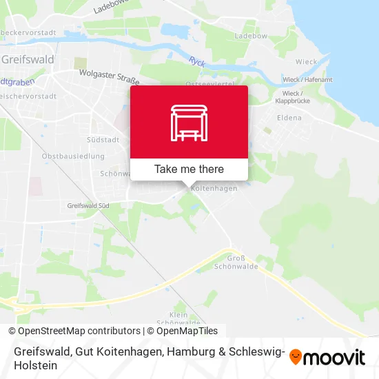 Карта Greifswald, Gut Koitenhagen