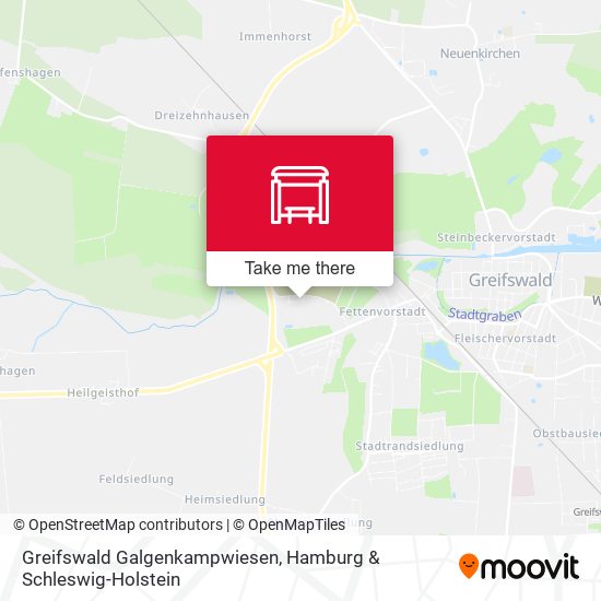 Greifswald Galgenkampwiesen map
