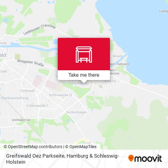 Greifswald Oez Parkseite map