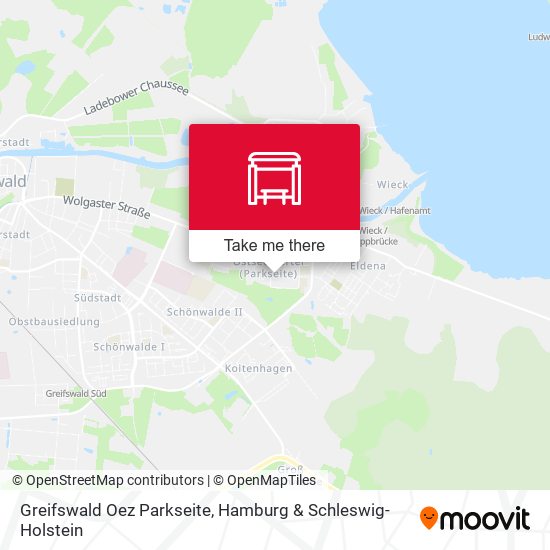 Greifswald Oez Parkseite map