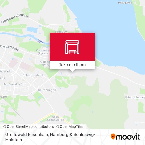 Greifswald Elisenhain map