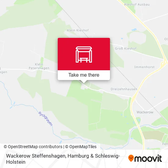 Карта Wackerow Steffenshagen