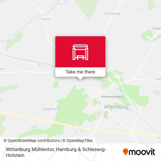 Wittenburg Mühlentor map